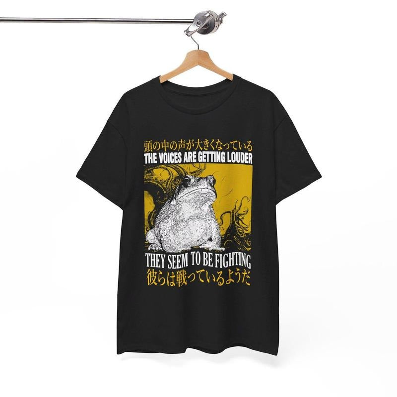 The Voices Are Getting Louder Frog T-Shirt Hoodie, Sweatshirt | TeeBloomCo.com