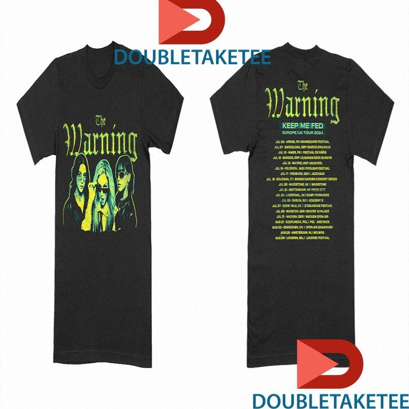 The Warning Keep Me Fed EU UK Tour 2024 Shirts