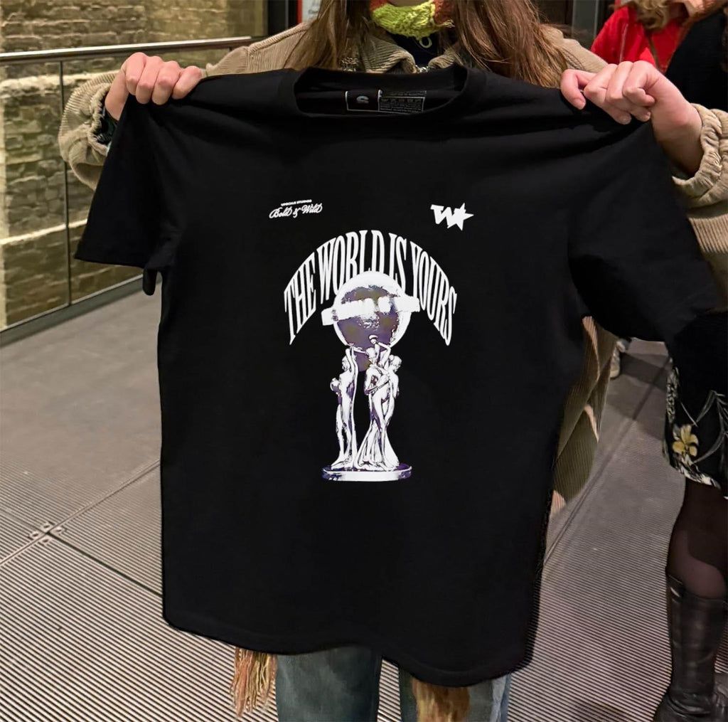 The World Is Yours Statue Globe shirt