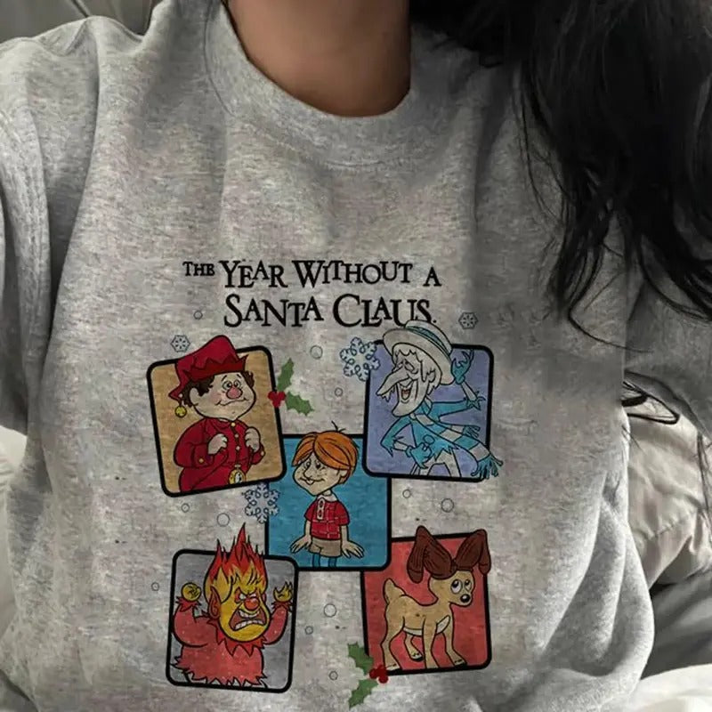 The Year Without A Santa Claus Sweatshirt, Heat Miser Snow Miser Tee Shirt, Miser Brothers Christmas Sweater, Christmas...