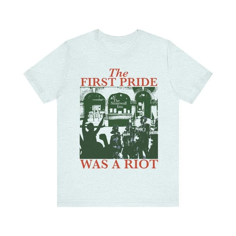 The first pride was a riot | queer riot | queer liberation | queer punk | queer owned shop | be gay do crime | subtle...