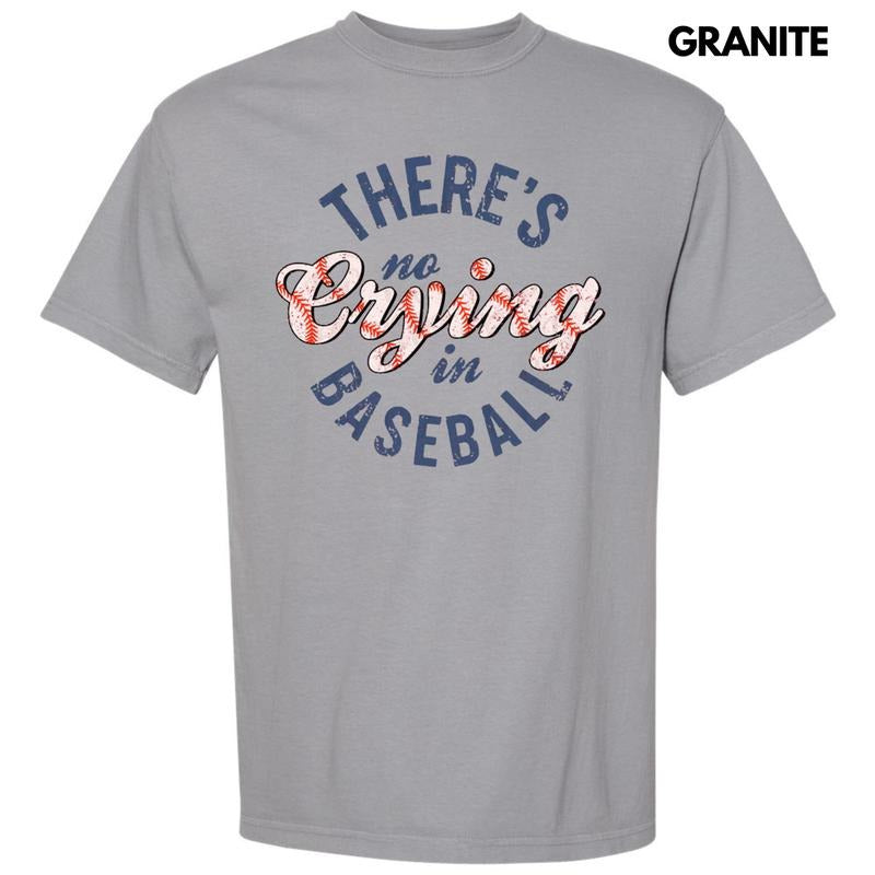 There's No Crying Comfort Colors T-Shirt Hoodie, Sweatshirt | TeeBloomCo.com