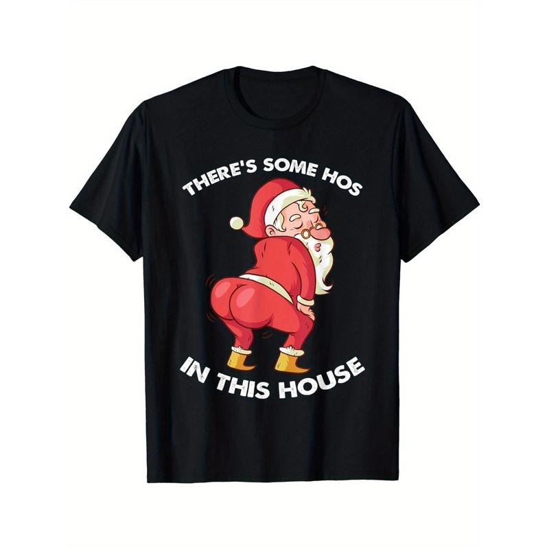 There's Some Hos In This House Funny Christmas Santa Claus T-Shirt made in usastyle{n002}2 Hoodie, Sweatshirt