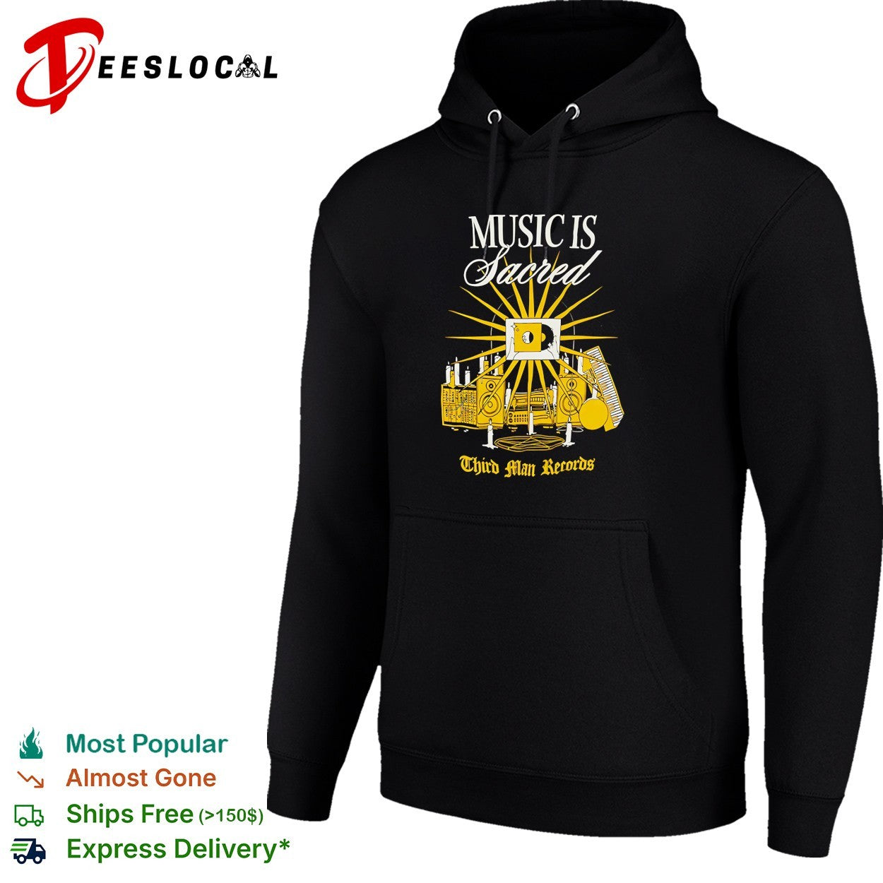 Third Man Records music is sacred graphic poster shirt