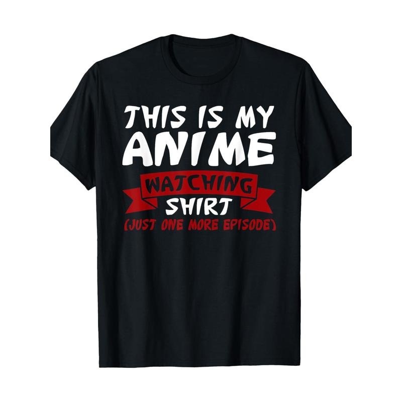 This Is My Anime Watching Anime Merchandise Waifu Gift T-Shirt- 100% Cotton Made in USA Hoodie, Sweatshirt | TeeBloomCo.com
