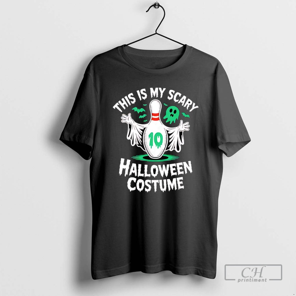 This Is My Scary Halloween Costume Bowling T Shirts