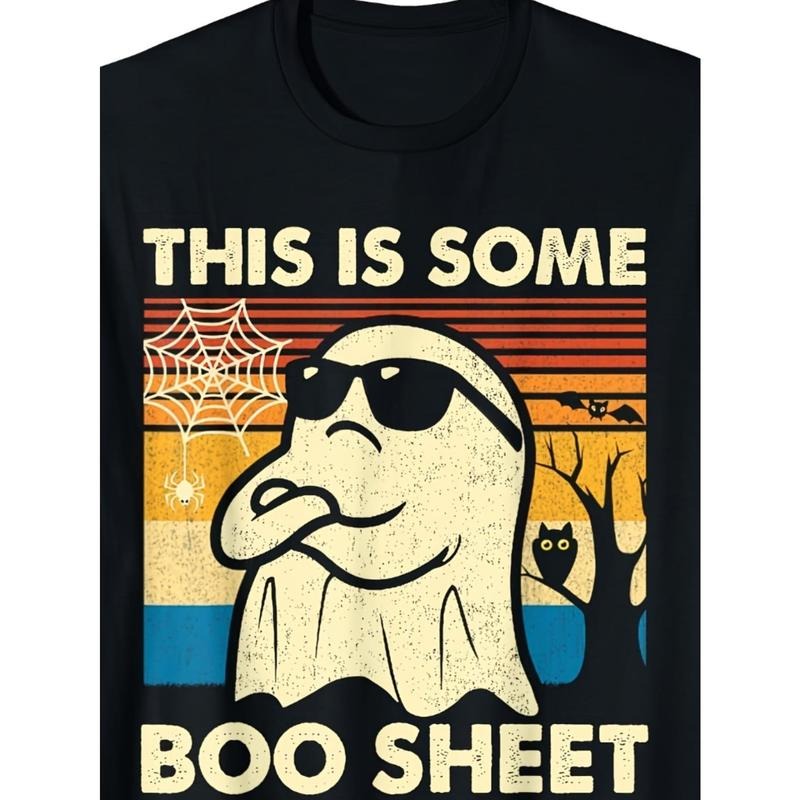 This Is Some Boo Sheet Cool Cute Ghost Retro Funny Halloween Men Women T-Shirt made in usa Hoodie, Sweatshirt