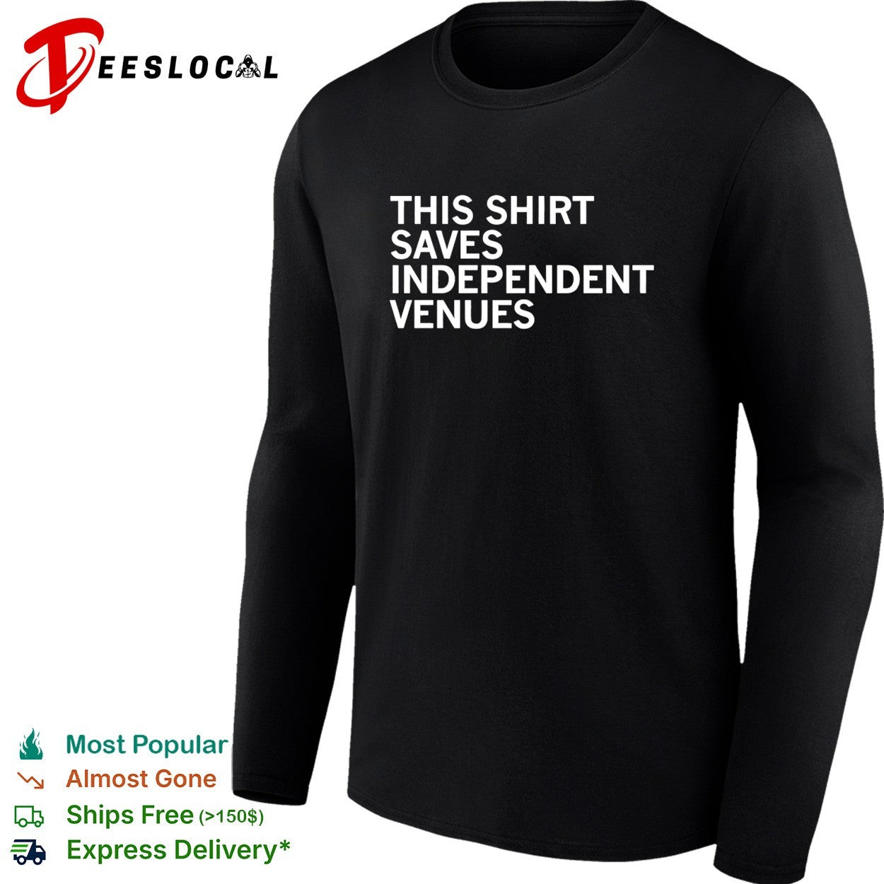 This shirt saves independent venues shirt