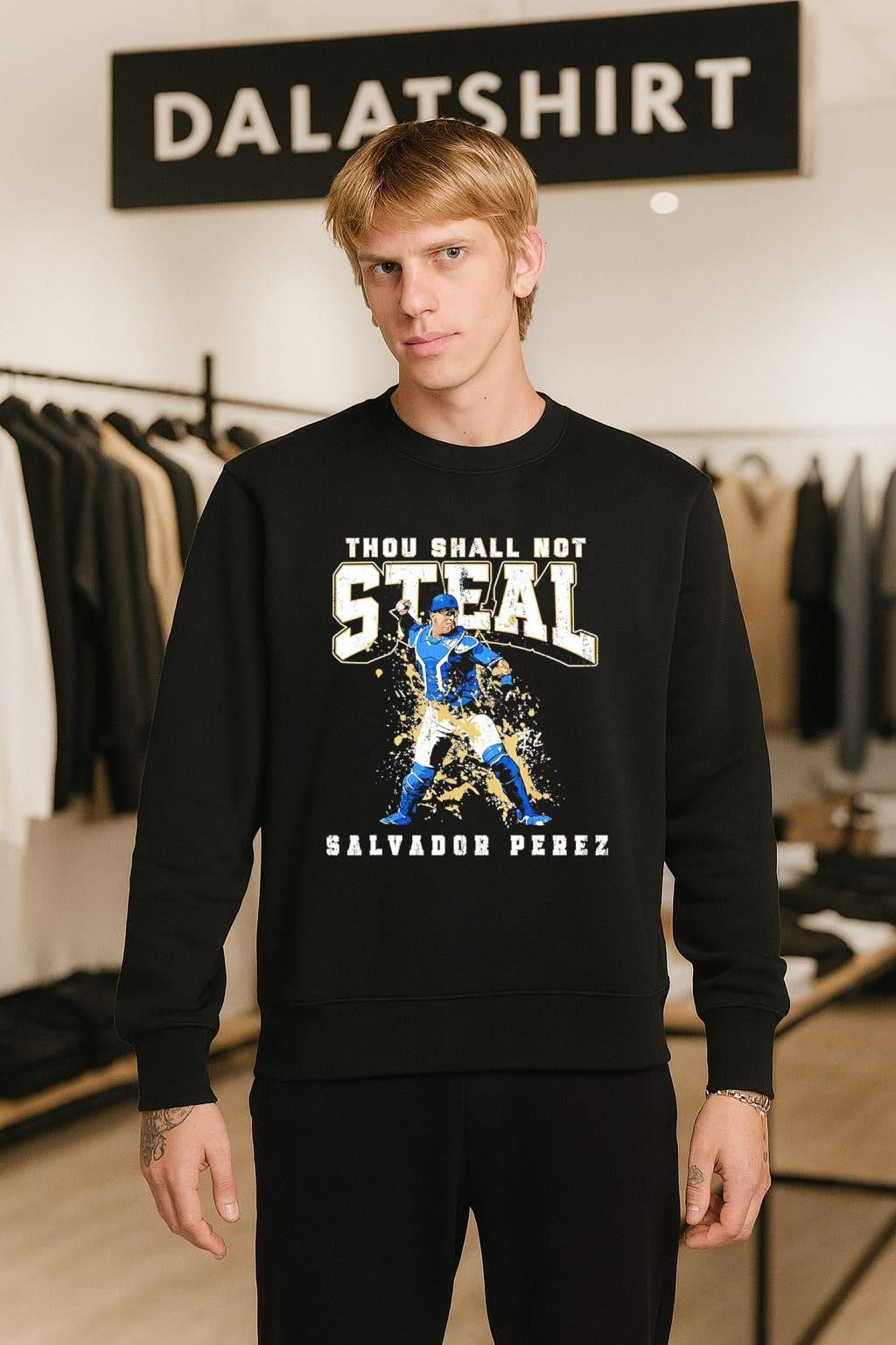 Thou Shall Not Steal Salvador Perez Kansas City Catcher shirt
