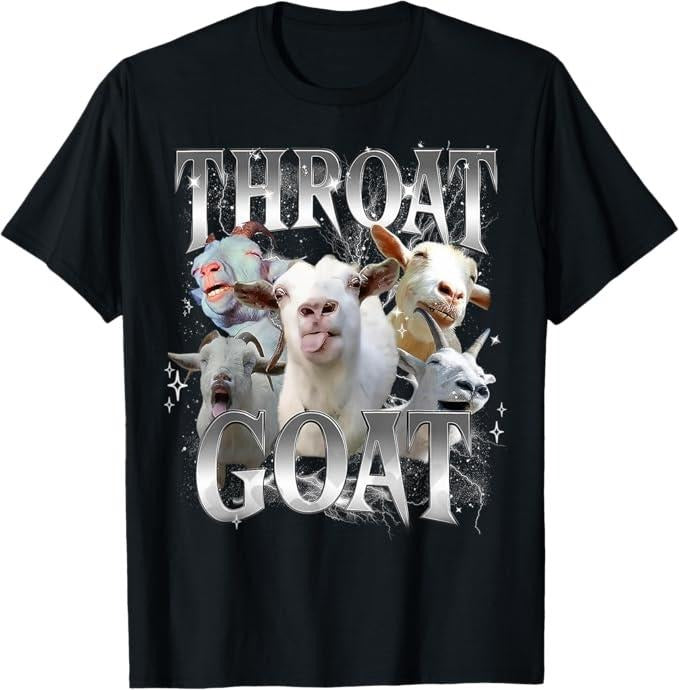 Throat Goat Funny Graphic T-Shirt