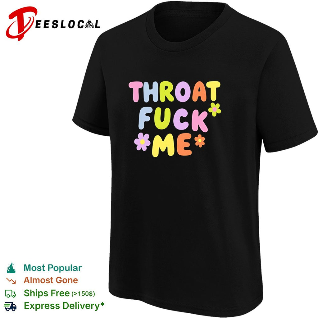 Throat fuck me floral vintage shirt