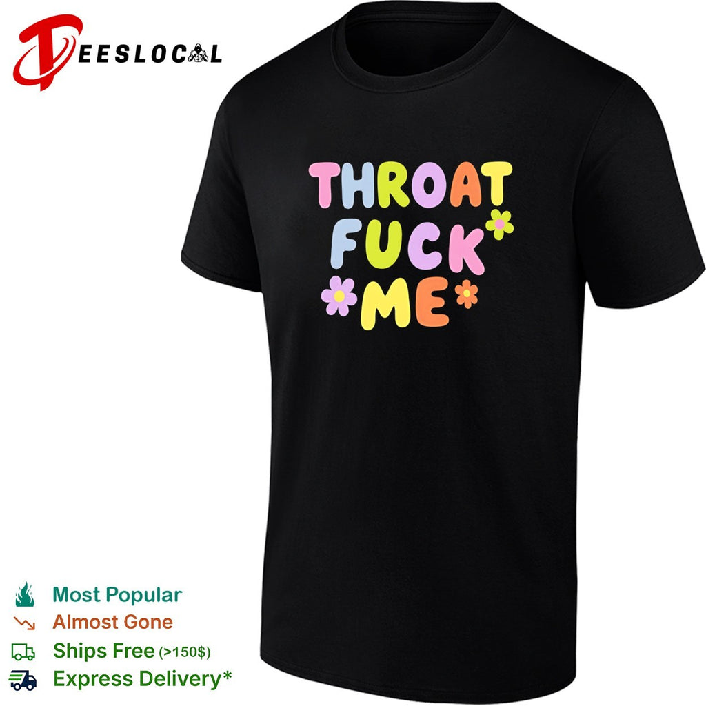 Throat fuck me floral vintage shirt