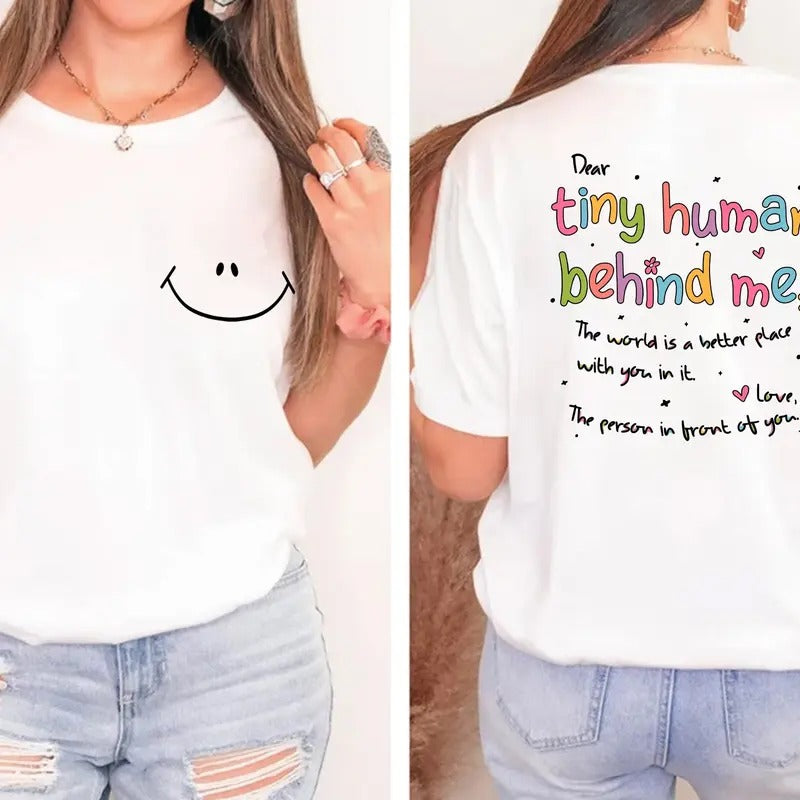 Tiny Humans Teacher Shirt Psychology Teacher Shirt Mental Health Teacher Shirt Therapist Shirt Mental Health Matter Shirt...