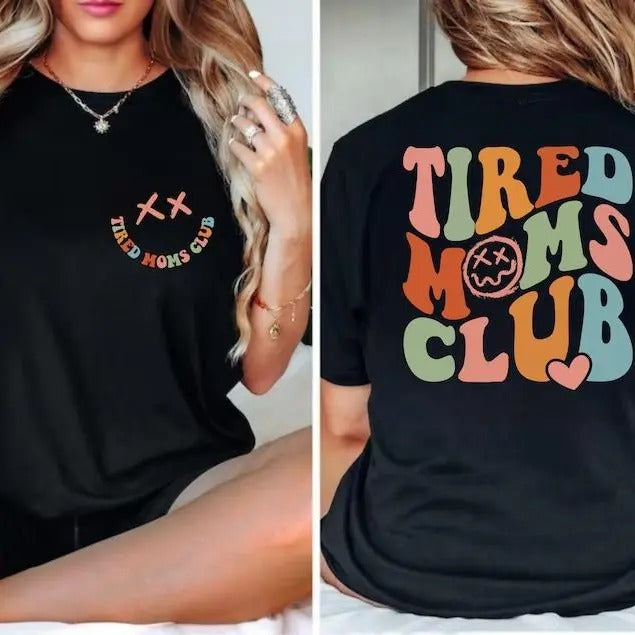 Tired Moms Club, Tired Mama Shirt, Busy Mom Gift, Funny Mom Shirt, e Mama Shirt, Tired Mom Gift, Mothers Day Gift, Gift...