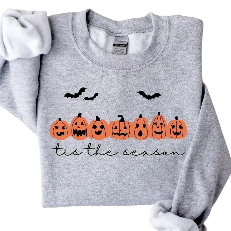 Tis The Season Halloween Sweatshirt Hoodie, Cute Halloween Shirt, Gift For Halloween | TeeBloomCo.com
