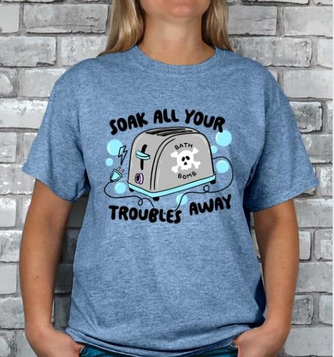 Toaster Bath T-shirt Shortsleeve Casual Streetwear Hoodie, Sweatshirt | TeeBloomCo.com