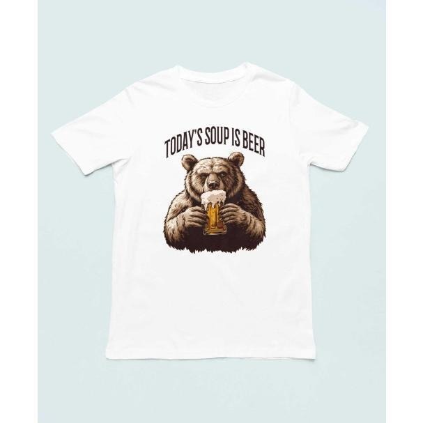 Today's Soup Is Beer T-Shirt | Beer Lover Top, Beer Tee, Gifts For Him made in usa Hoodie, Sweatshirt | TeeBloomCo.com