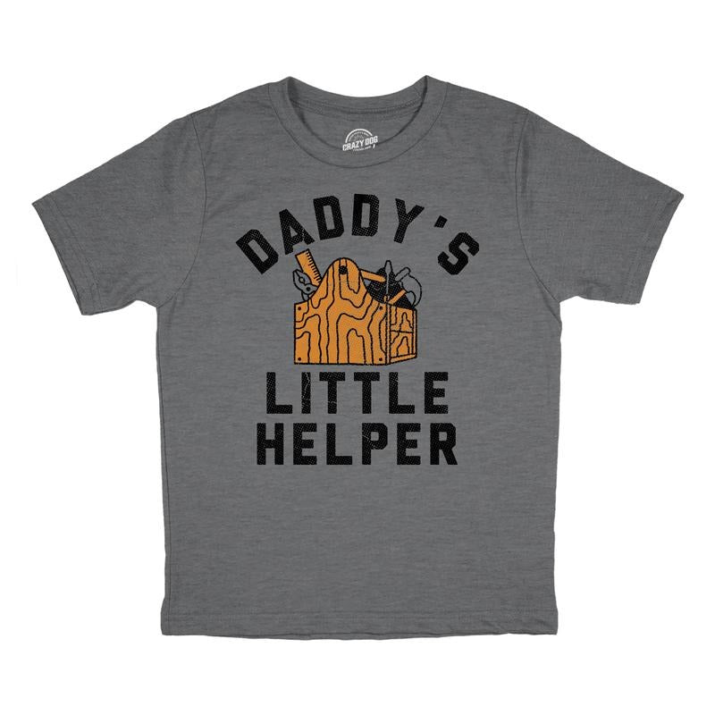 Toddler Funny T Shirts Daddys Little Helper Sarcastic Graphic Novelty Tee for Kids Funny Toddler Shirts Funny Sarcastic...