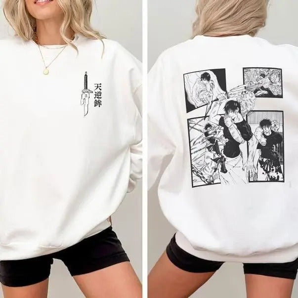 Toji Shirt, Jjk Anime shirt, Toji Fushiguro shirt, JujutsuKaisen Anime Shirt, jjk, jjk hoodie, JujutsuKaisen, Crew Neck,...