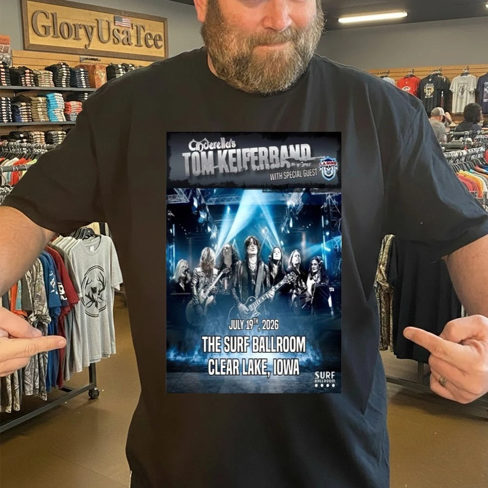Tom Keifer July 19 2026 Surf Ballroom Museum Clear Lake Iowa Poster Shirt