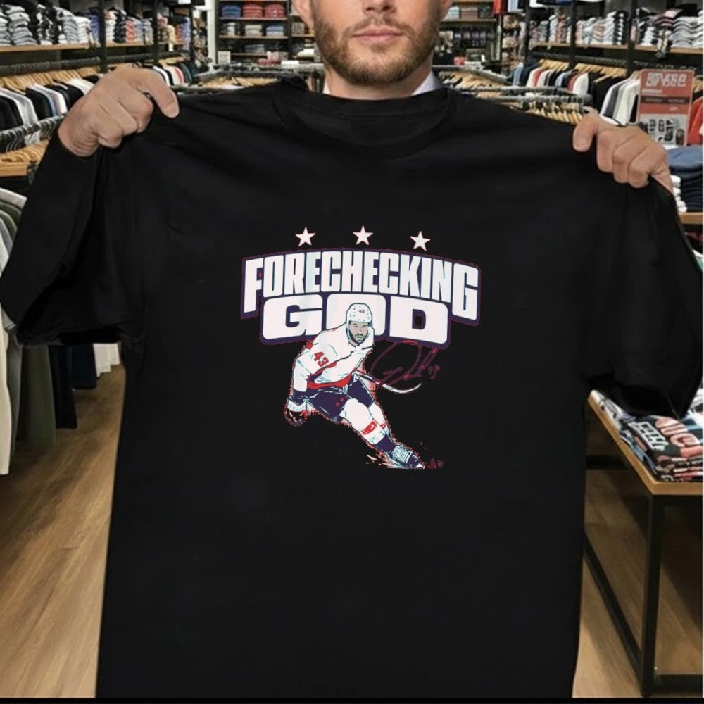 Tom Wilson Forechecking God Shirt
