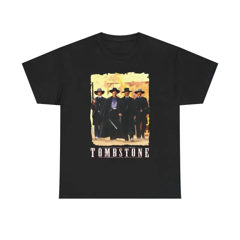 Tombstone Movie Huckleberry Black Navy Red T-Shirt Hoodie, Sweatshirt | TeeBloomCo.com
