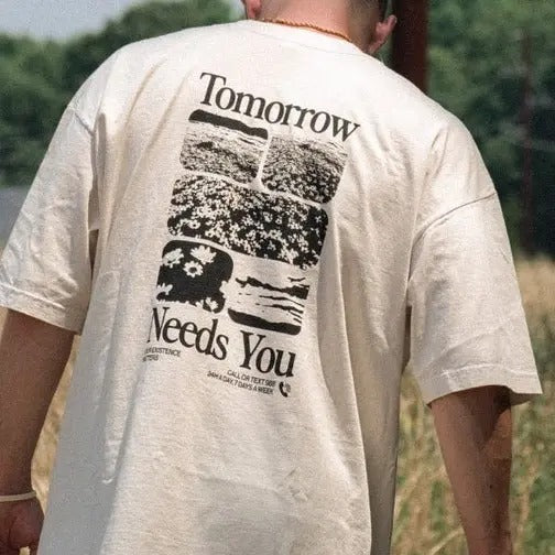 Tomorrow Needs You 988 Tee Top Classic Menswear Sweatshirt Hoodie | TeeBloomCo.com