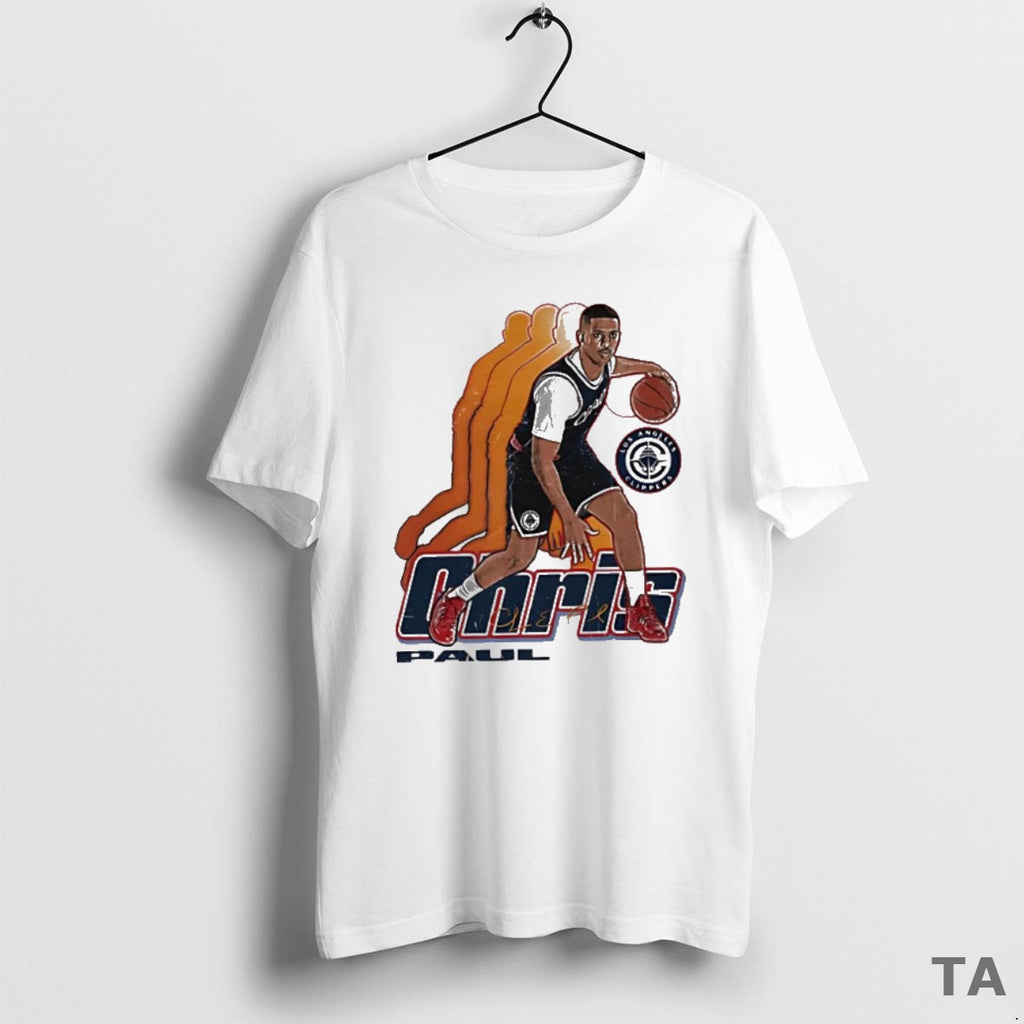 Top Chris Paul Los Angeles Clippers Signature Retro Vibe Graphic T Shirt Sweater Hoodie, Sweatshirt | TeeBloomCo.com