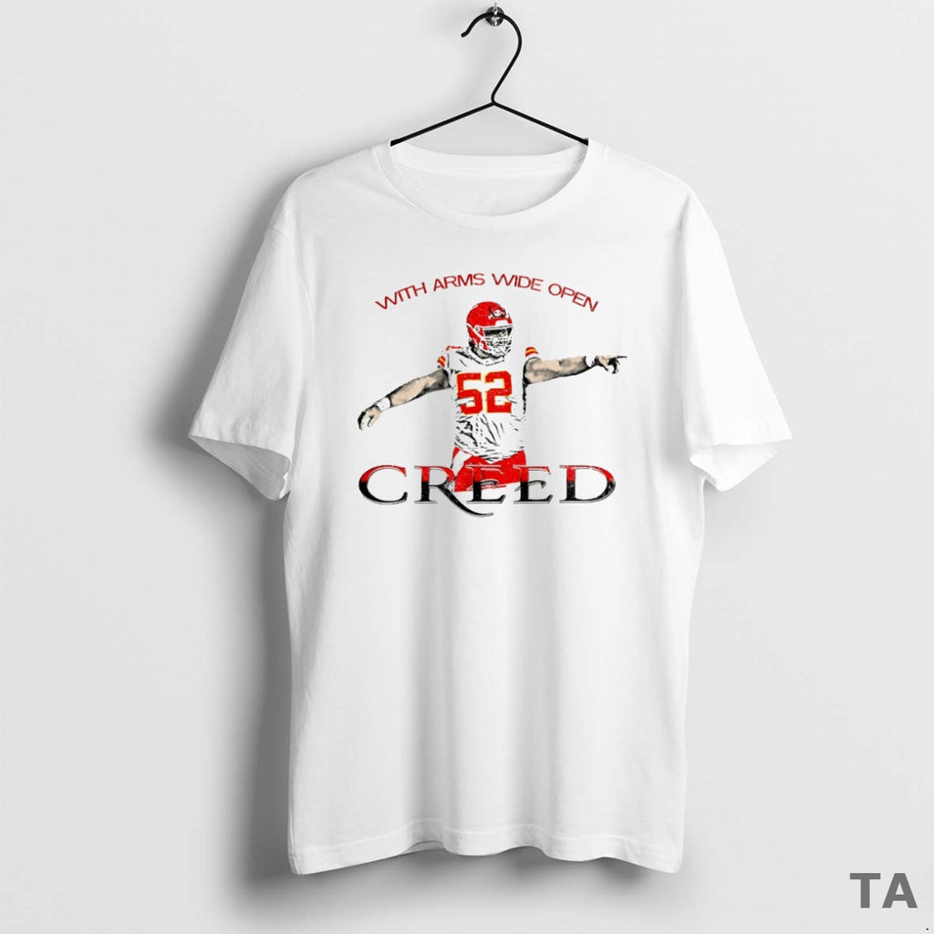 Top Creed Humphrey Kansas City Chiefs With Arms Wide Open Circle T Shirt Sweater Hoodie, Sweatshirt | TeeBloomCo.com