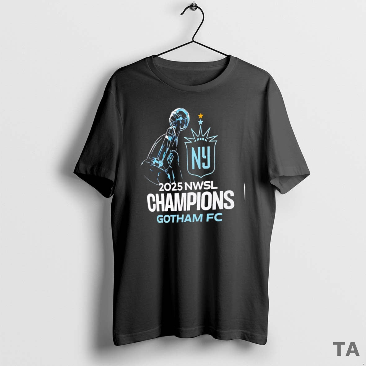 Top Cup Gotham Fc 2025 Nwsl Champions T Shirt Sweater Hoodie, Sweatshirt | TeeBloomCo.com