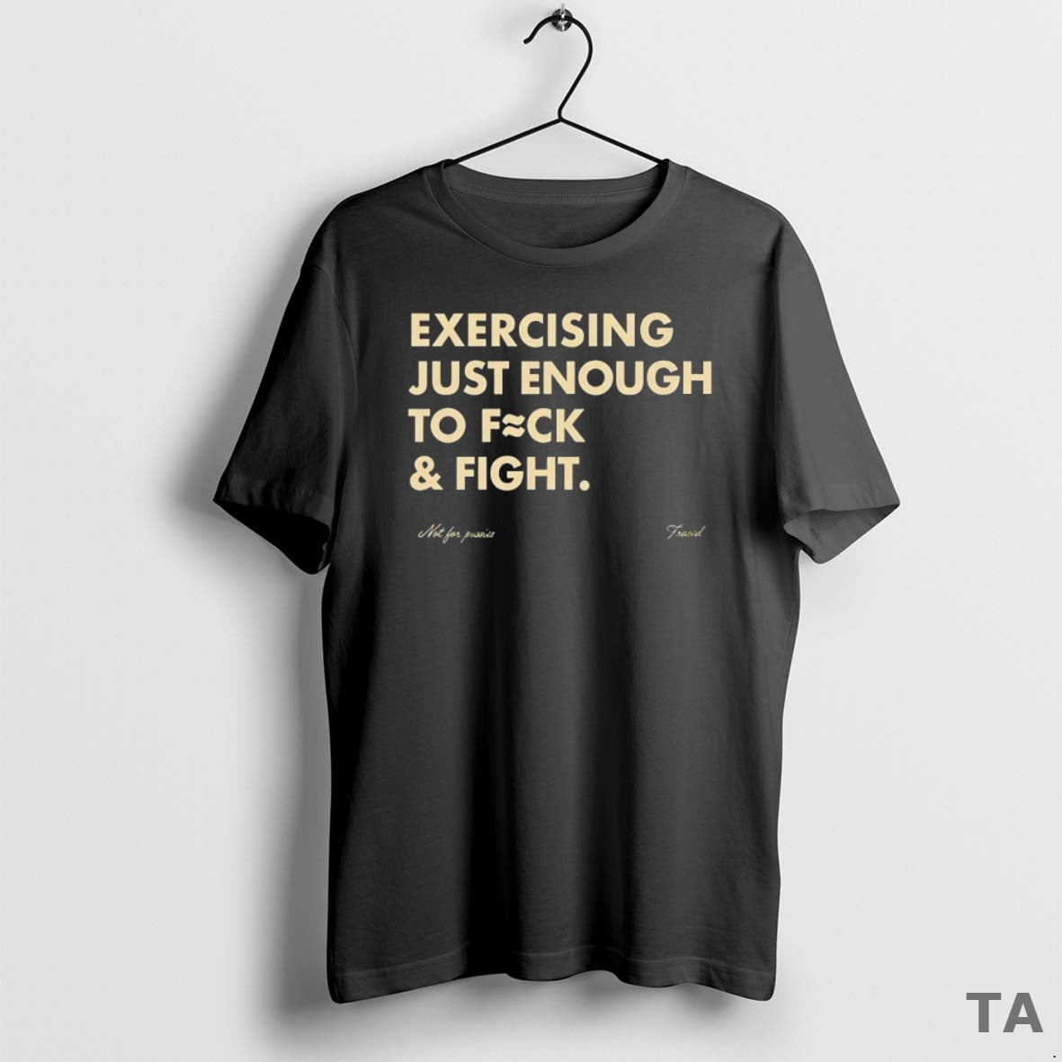 Top Exercising Just Enough To Fck And Fight T Shirt Sweater Hoodie, Sweatshirt | TeeBloomCo.com