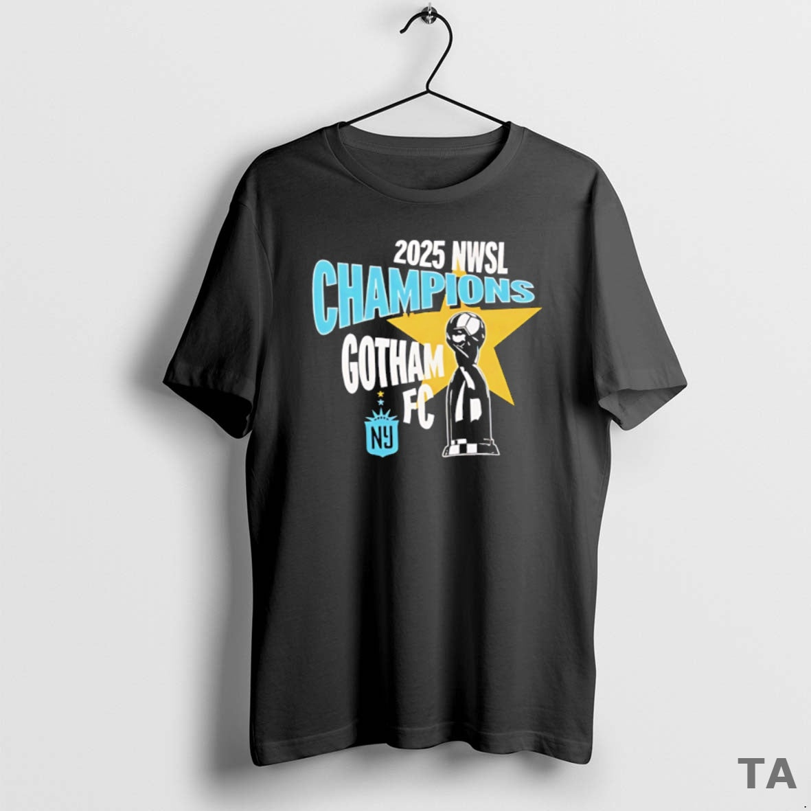 Top Gotham Fc 2025 Nwsl Champions Trophy Cup T Shirt Sweater Hoodie, Sweatshirt | TeeBloomCo.com