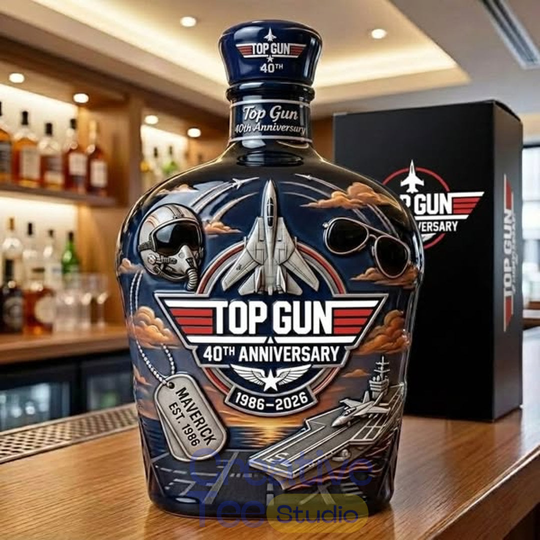 Gun 40th Anniversary Commemorative Whiskey Bottle