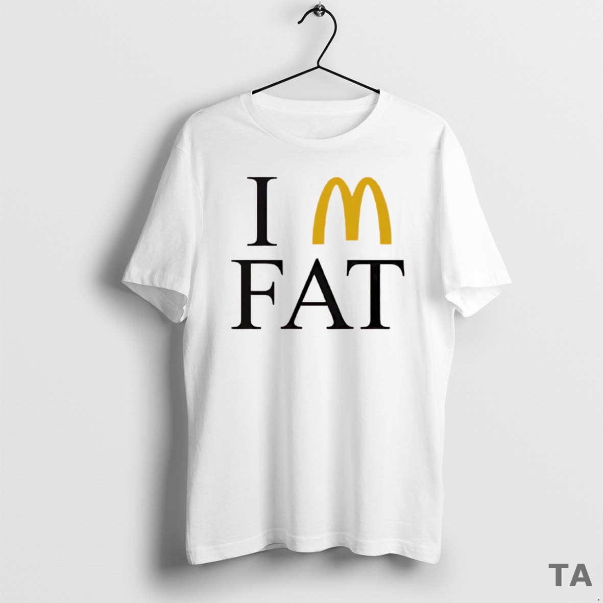 Top Im Fat Mcdonalds Circle T Shirt Sweater Hoodie, Sweatshirt | TeeBloomCo.com