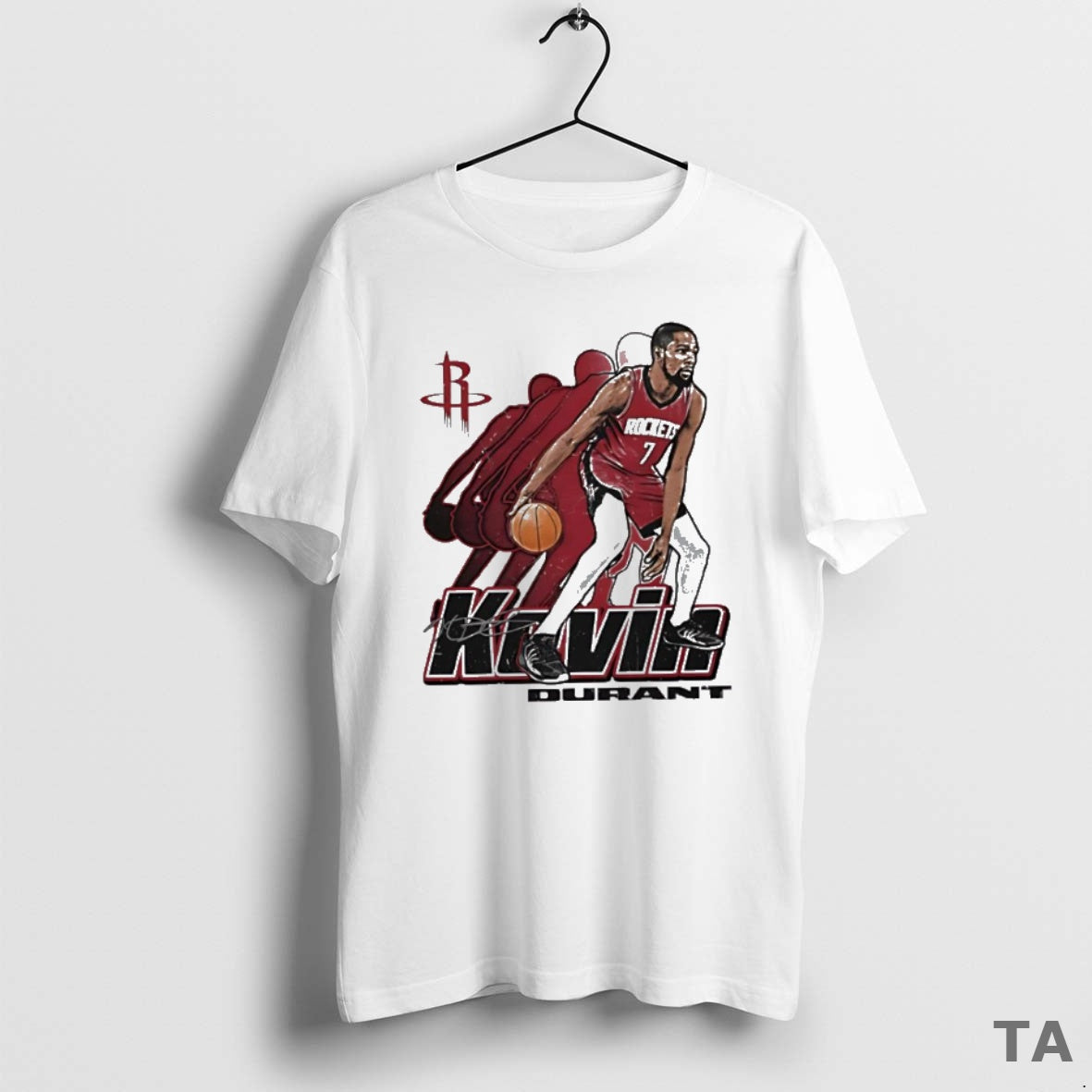 Top Kevin Durant Houston Rockets Signature 7 Retro Vibe Graphic T Shirt Sweater Hoodie, Sweatshirt | TeeBloomCo.com