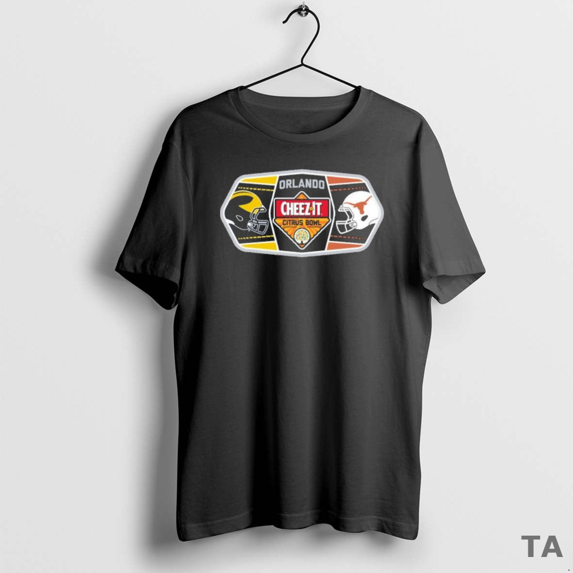Top Michigan Vs Texas 2025 Cheez It Citrus Bowl 2 Team T Shirt Sweater Hoodie, Sweatshirt | TeeBloomCo.com
