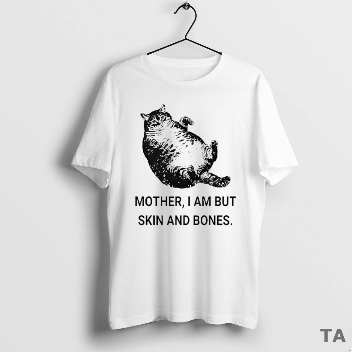 Top Mother I Am But Skin And Bones Cat Circle T Shirt Sweater Hoodie, Sweatshirt | TeeBloomCo.com