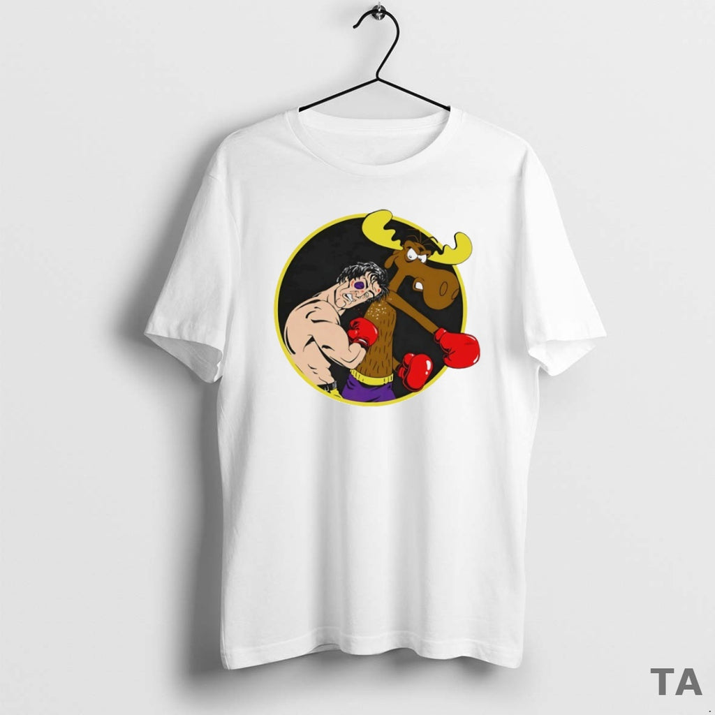 Top Rocky Vs Bullwinkle Circle T Shirt Sweater Hoodie, Sweatshirt | TeeBloomCo.com