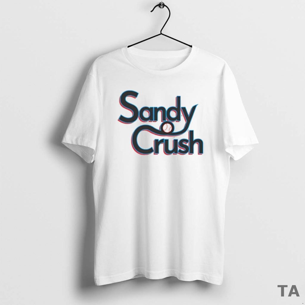 Top Sandy Crush Sandy Alcantara Miami Marlins Circle T Shirt Sweater Hoodie, Sweatshirt | TeeBloomCo.com