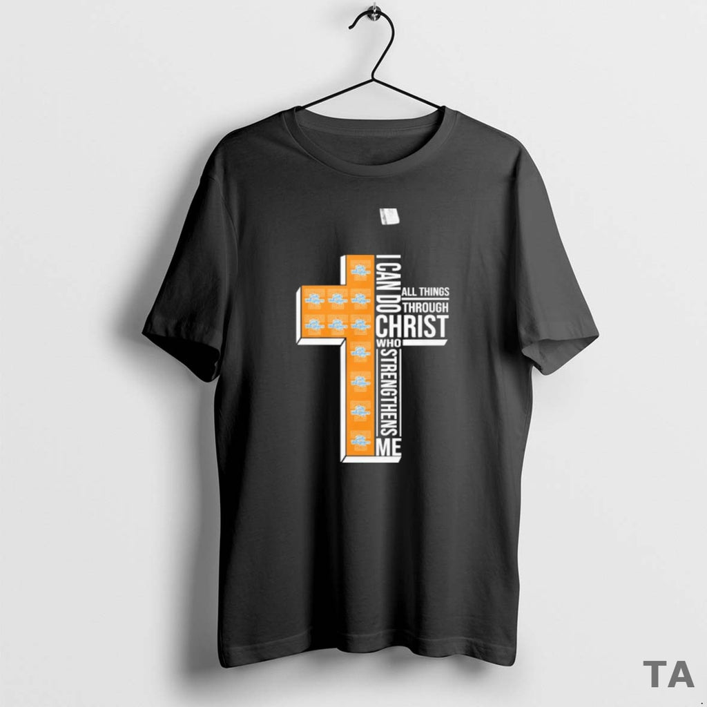 Top Tennessee Basketball Logo I Can Do All Things Through Christ Who Strengthens Me T-Shirts, Hoodie, Sweatshirt