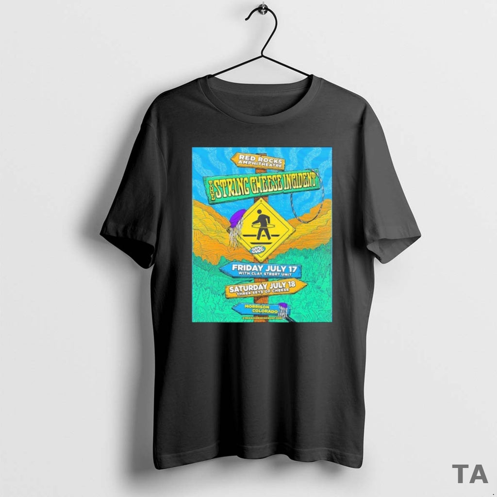 Top The String Cheese Incident Live At Red Rocks Amphitheatre In Morrison Colorado From July T-Shirts, Hoodie, Sweatshirt