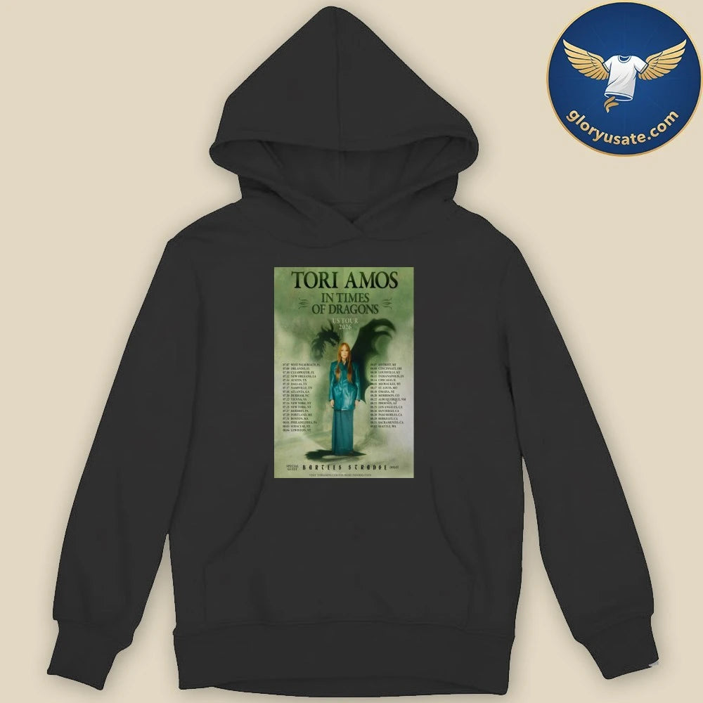 Tori Amos In Times Of Dragons US Tour 2026 Poster Shirt