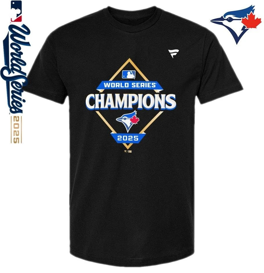Toronto Blue Jays 2025 World Series Champions Locker Room T-Shirt