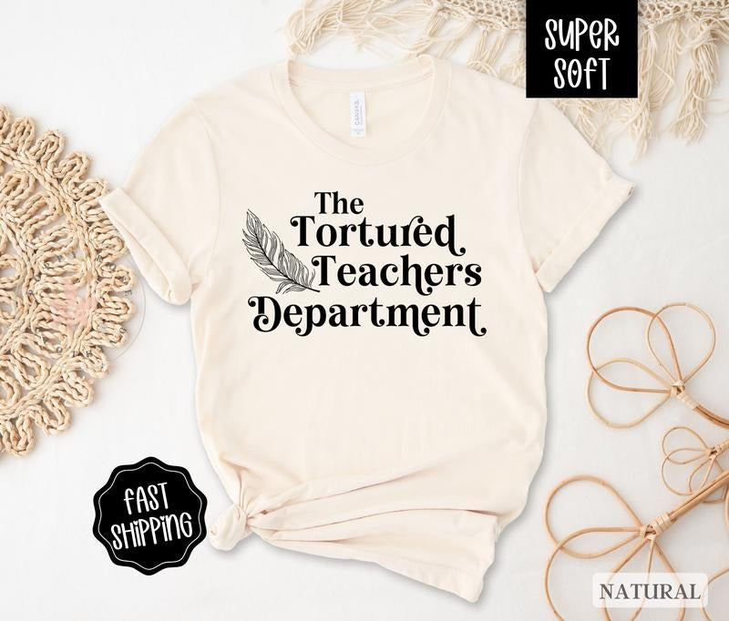 Tortured Teachers Department, Teacher Shirt,  Teacher Appreciation Gift for Teacherstyle{n002}3 Hoodie, Sweatshirt