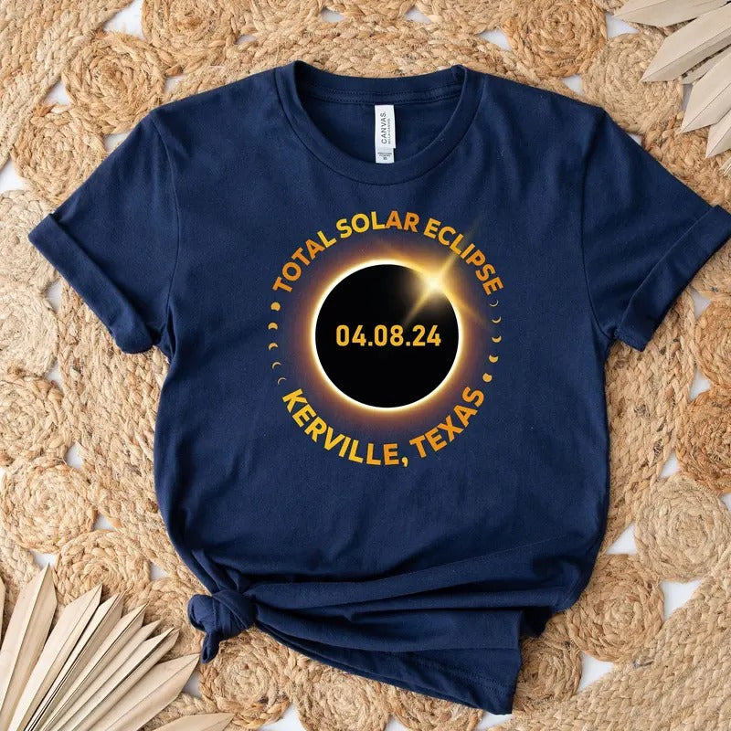 Total Solar Eclipse Shirt, Solar Eclipse 2024 Shirt, Sun Moon Totality 2024, 4.8.2024 Great American Eclipse States...