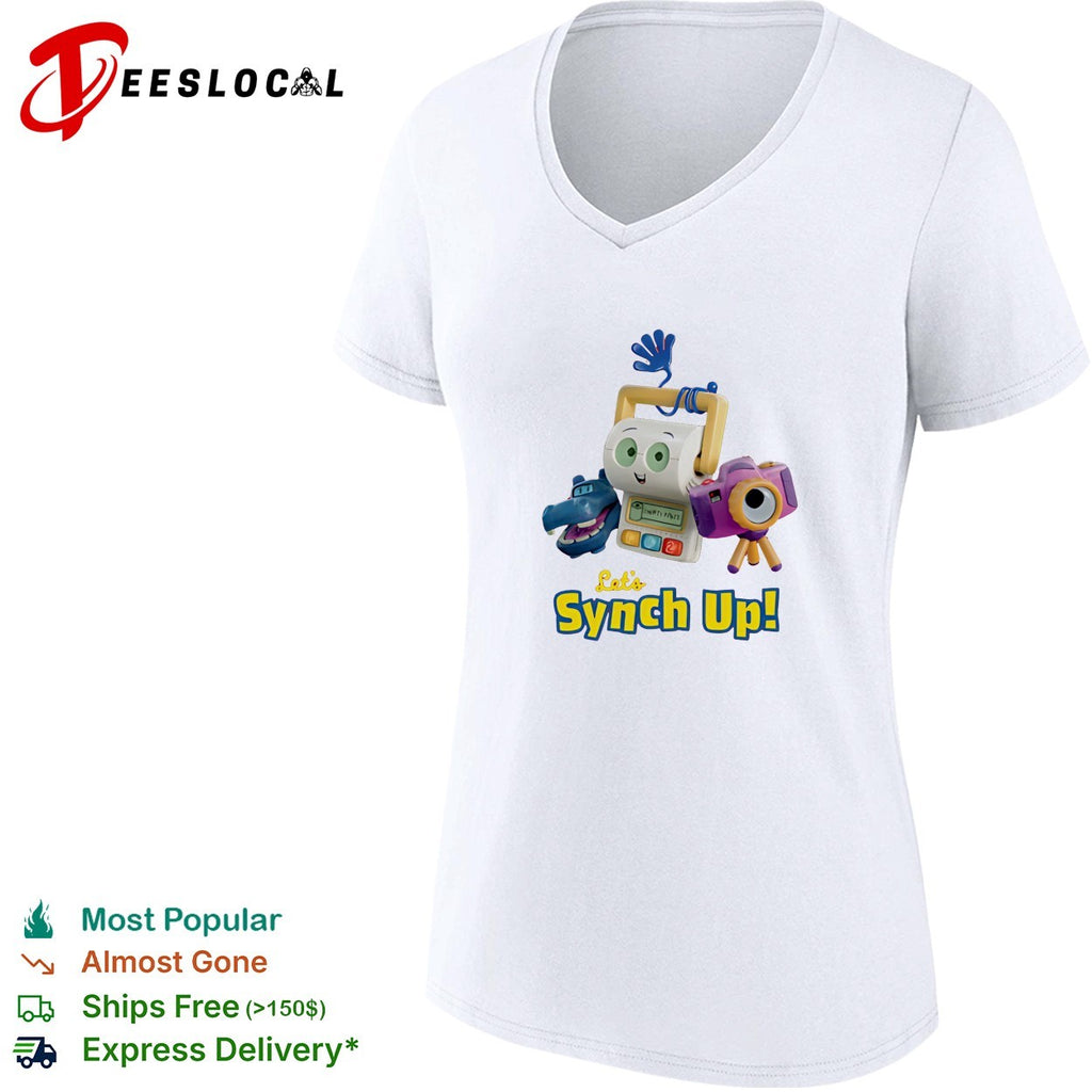 Toy Story 5 let’s synch up toy character shirt