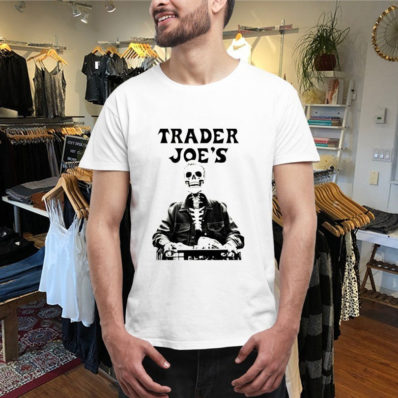 Trader Joe’s Jim’s Skeleton Shirts