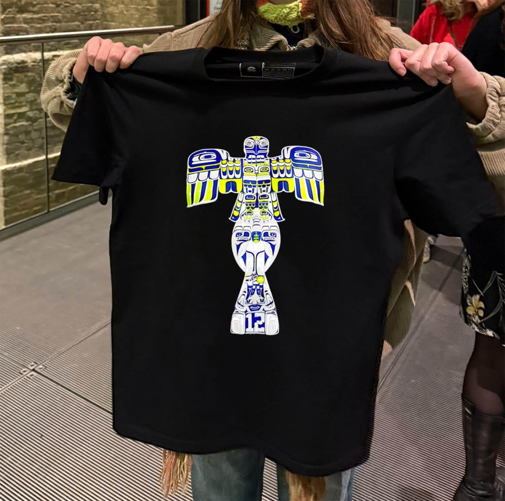 Traditional Totem Pole Spirit Bird Number 12 Fan shirt