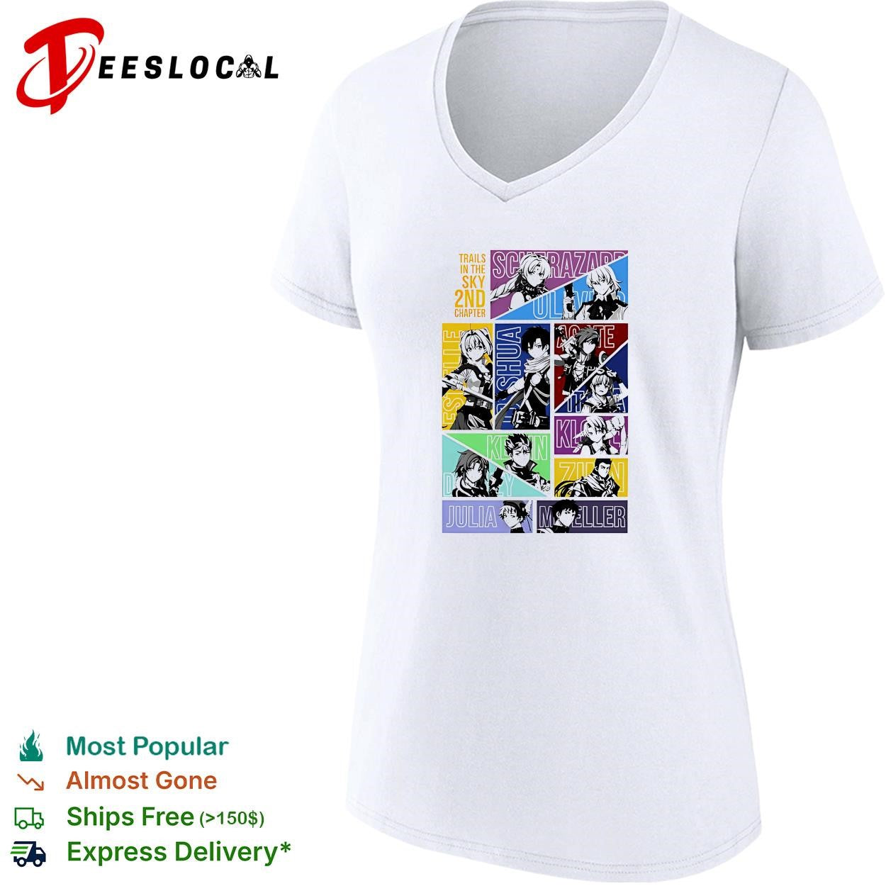 Trails in the sky 2nd chapter playable characters shirt