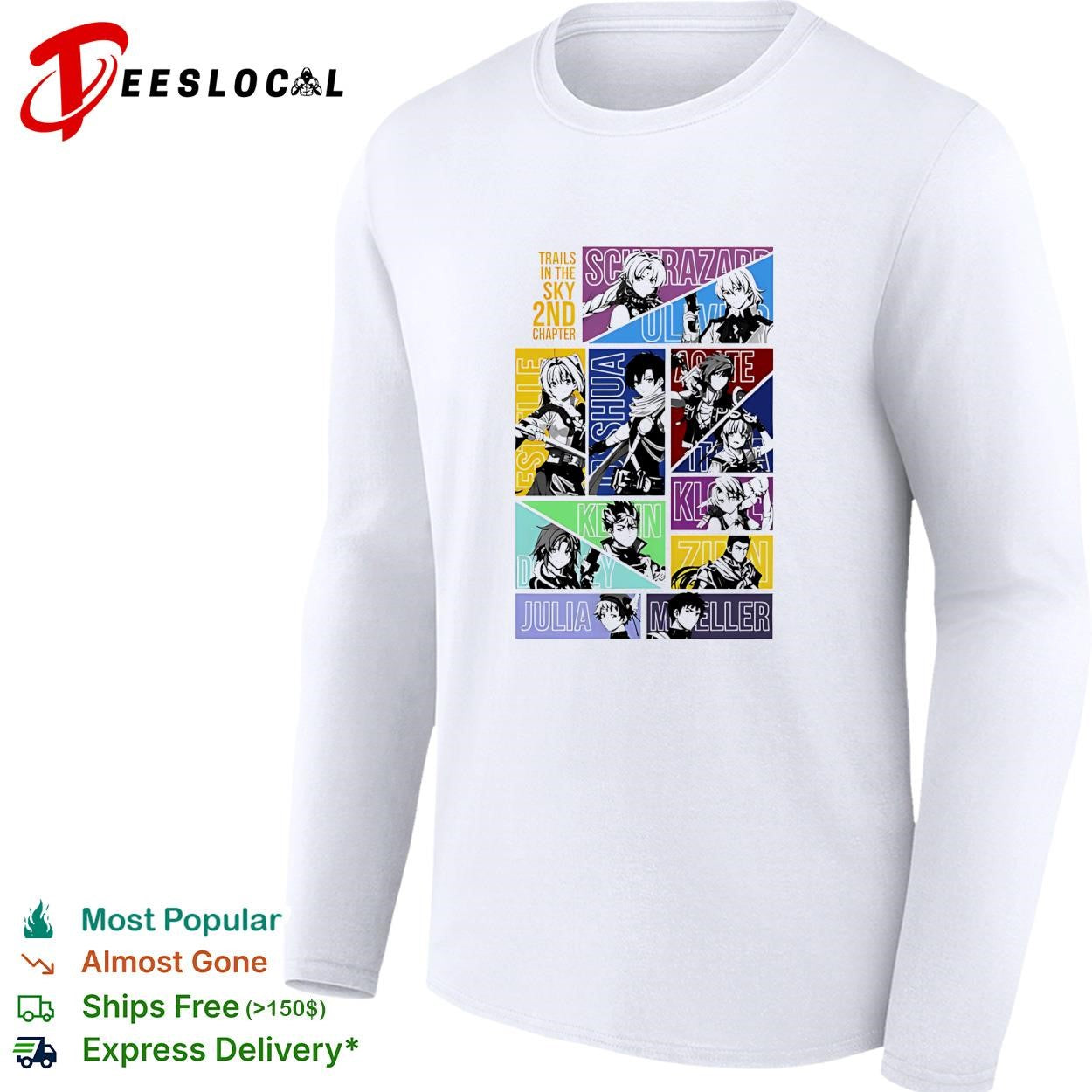 Trails in the sky 2nd chapter playable characters shirt